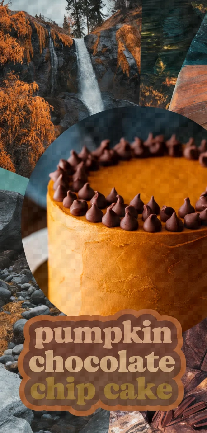 A photo of Pumpkin Chocolate Chip Layer Cake Recipe