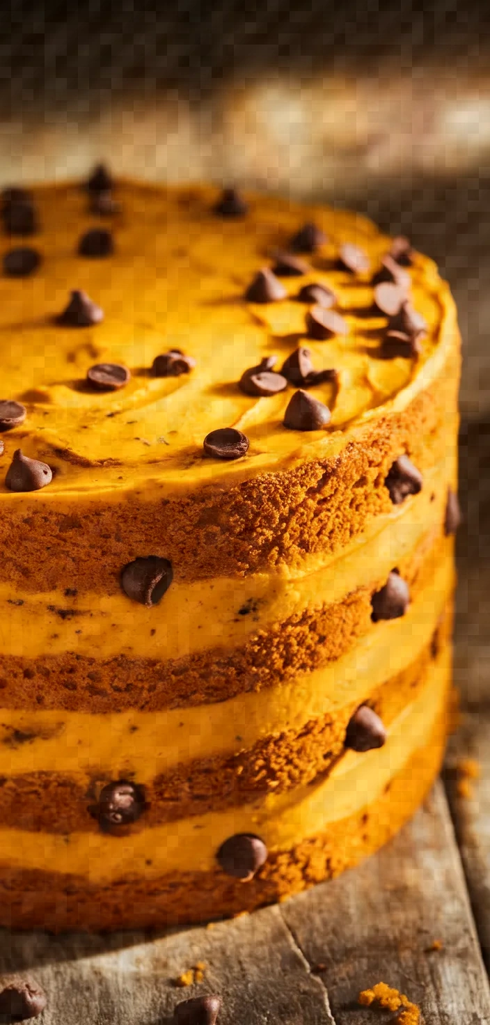 Pumpkin Chocolate Chip Layer Cake Recipe