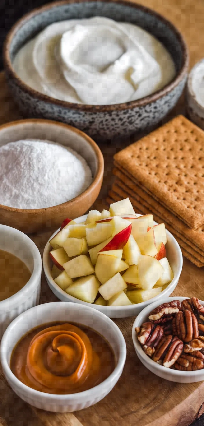 Ingredients photo for Cinnamon Apple Icebox Cake Recipe