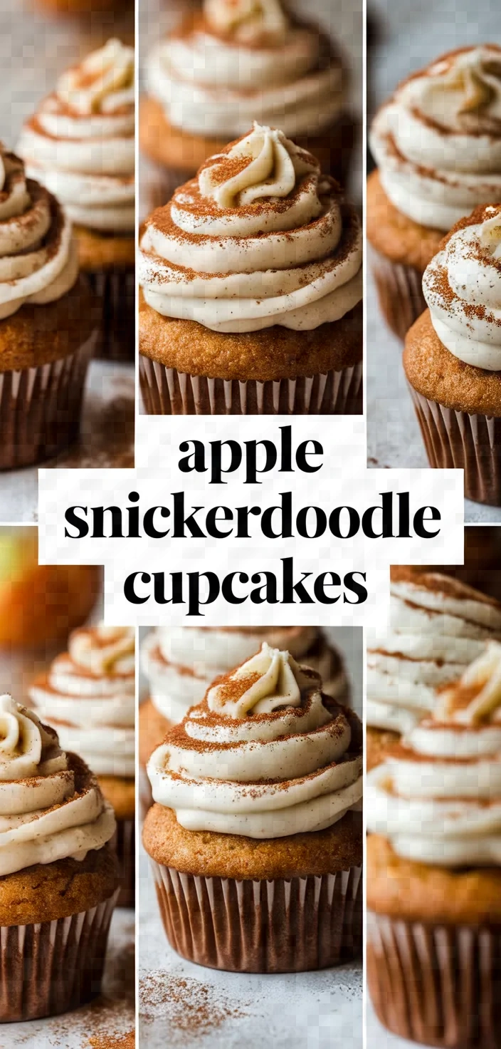 A photo of Apple Snickerdoodle Cupcakes Recipe