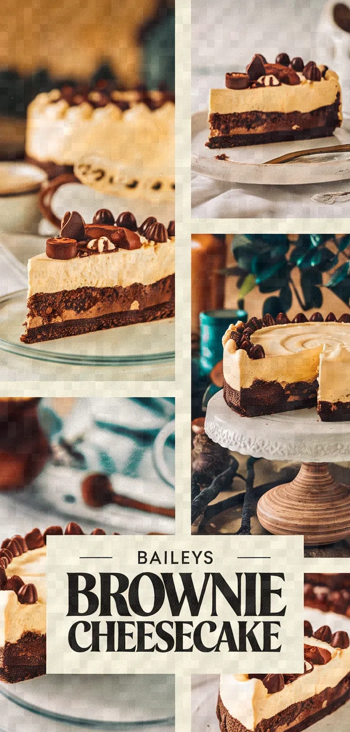 A photo of Baileys Brownie Cheesecake Recipe