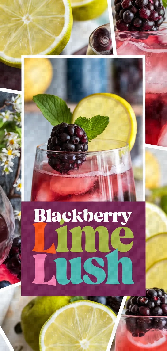 A photo of Blackberry Lime Lush Recipe
