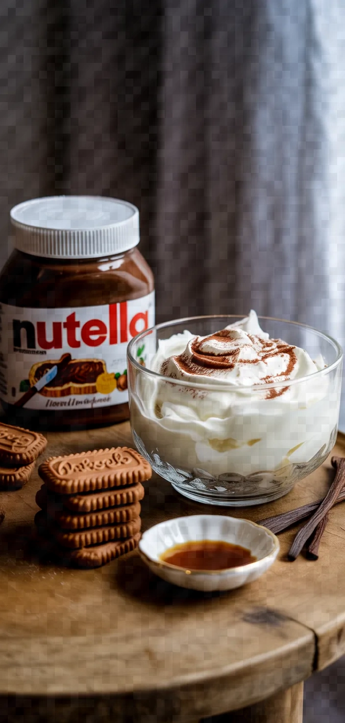 Ingredients photo for Nutella Biscoff Icebox Cake Recipe