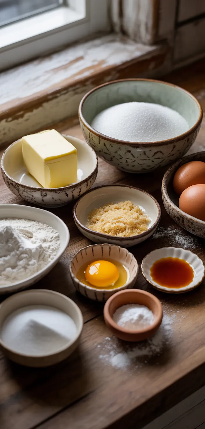 Ingredients photo for The Softest Sugar Cookies Of Your Life From The Food Charlatan. Recipe