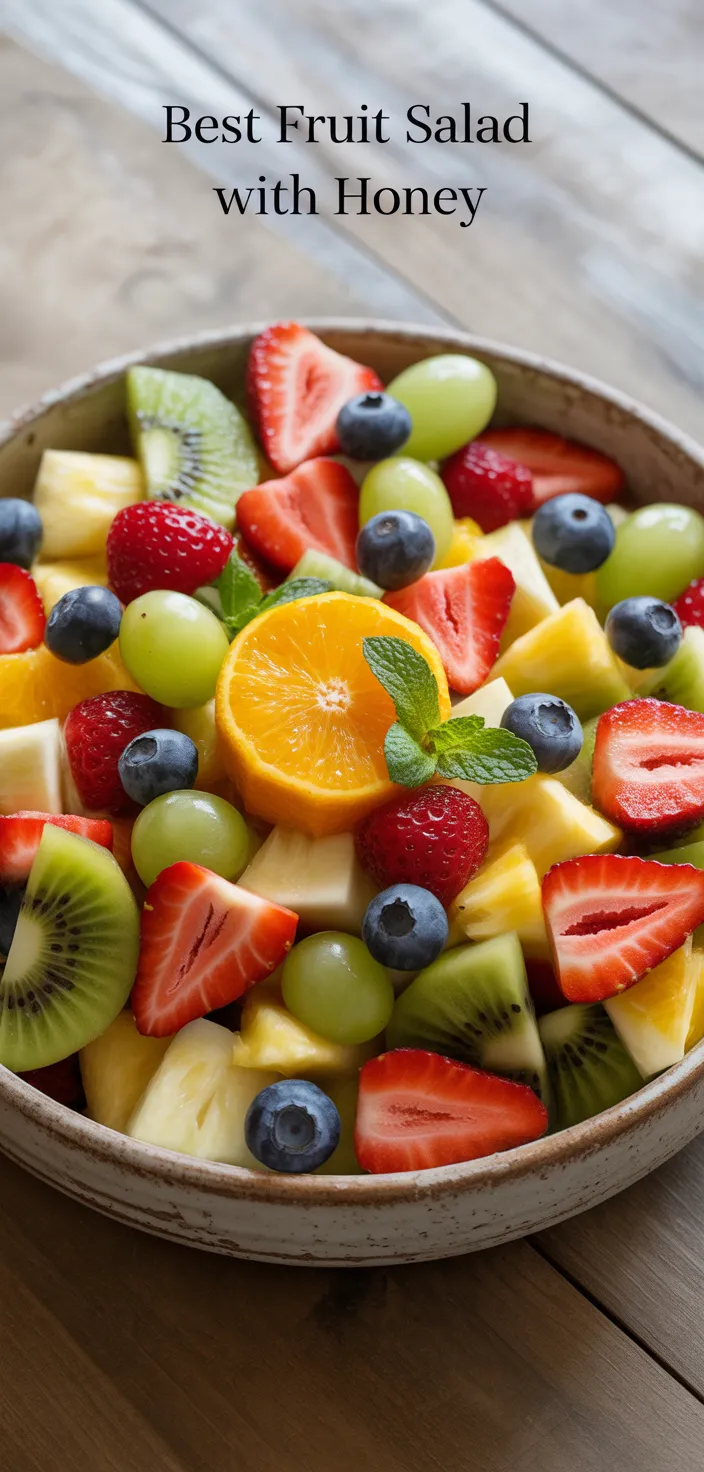 Ingredients photo for Best Fruit Salad With Honey Recipe