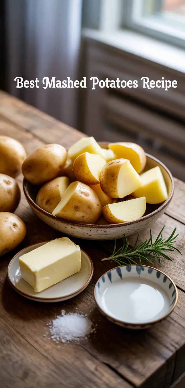 Ingredients photo for Best Mashed Potatoes Recipe