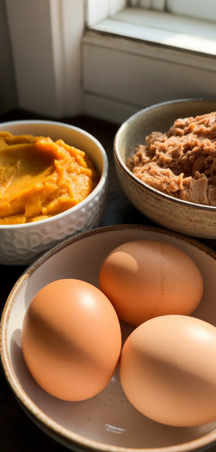 Ingredients photo for Easy Pumpkin Spice Cake Recipe – Just Three Ingredients!