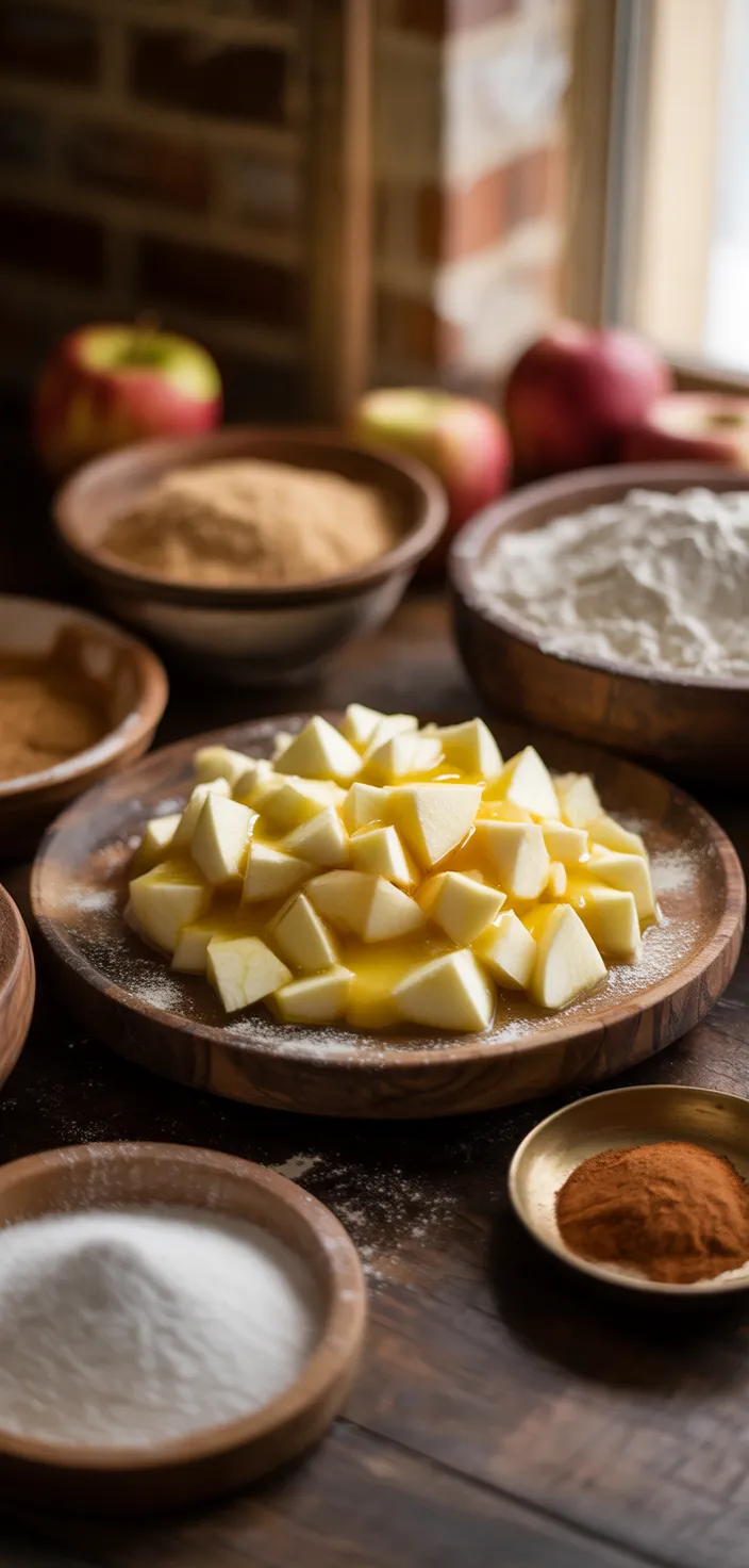 Ingredients photo for The BEST Homemade Apple Fritters Recipe
