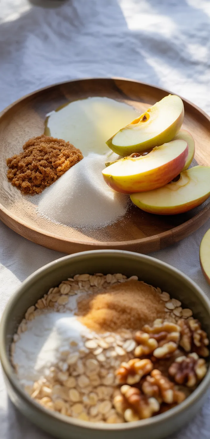 Ingredients photo for The Easiest Apple Crisp Recipe
