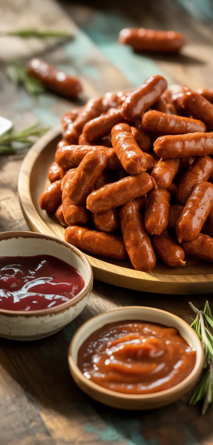 Ingredients photo for BBQ Little Smokies Crock Pot Recipe