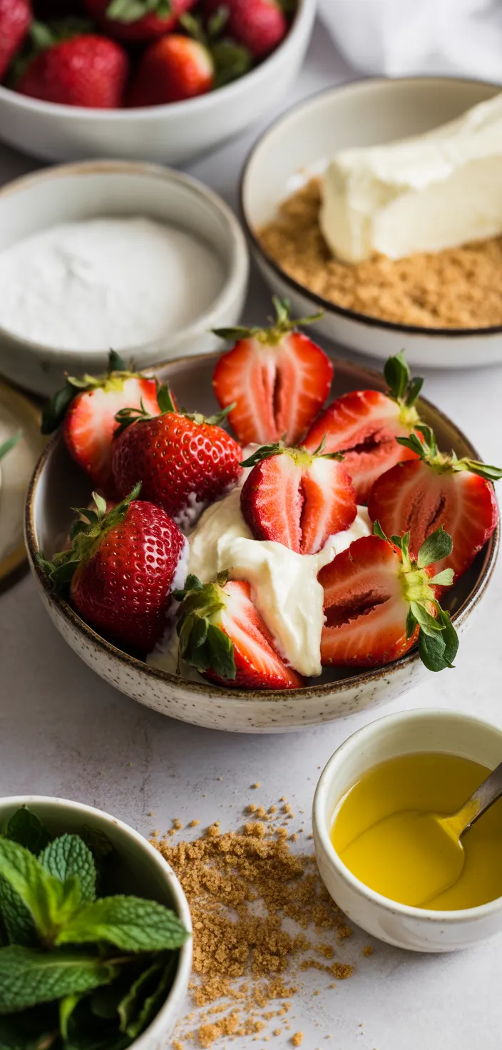 Ingredients photo for Cheesecake Deviled Strawberries Recipe