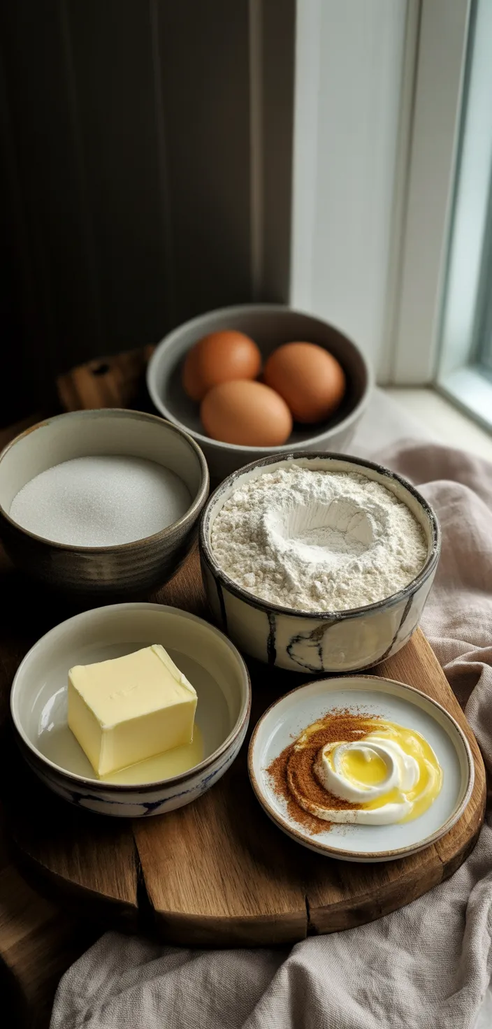 Ingredients photo for Cinnamon Donut Bread Recipe
