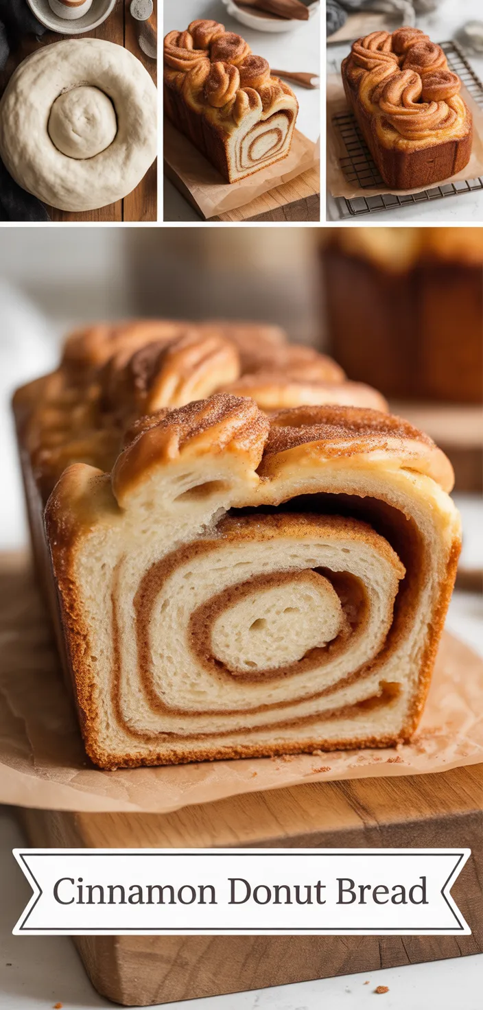 A photo of Cinnamon Donut Bread Recipe