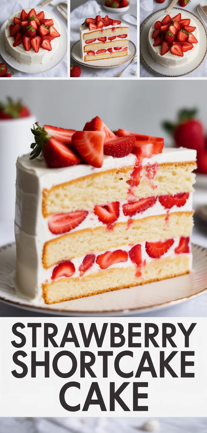 A photo of Strawberry Shortcake Cake Recipe