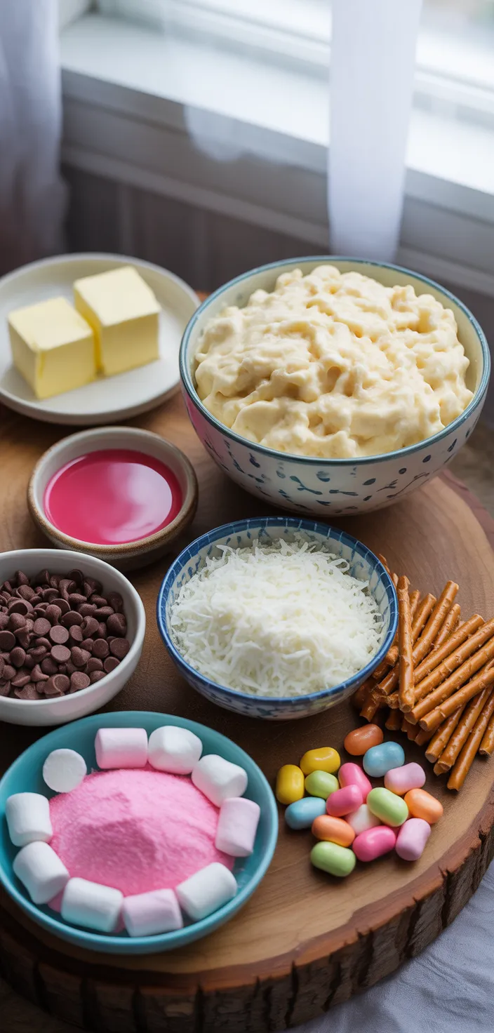 Ingredients photo for Easy Easter Bunny Cake Recipe