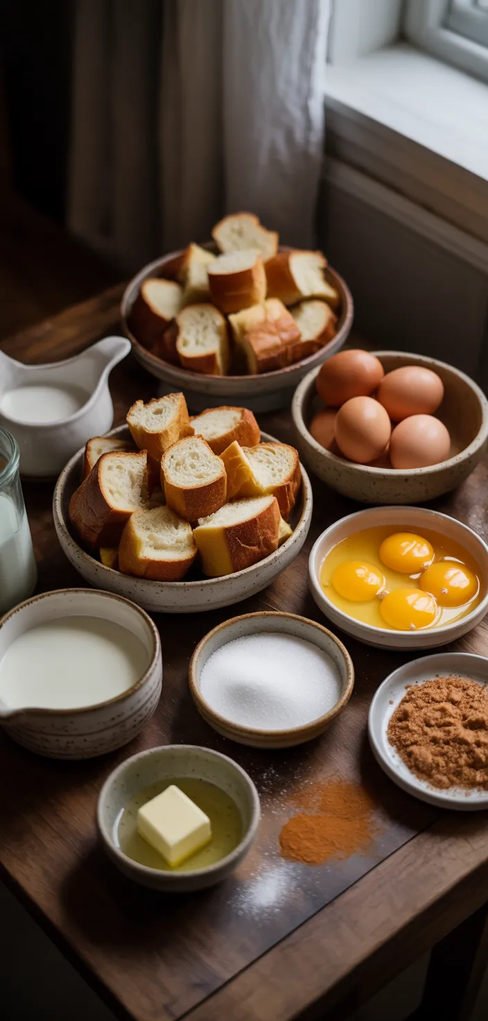 Ingredients photo for French Toast Bake Recipe