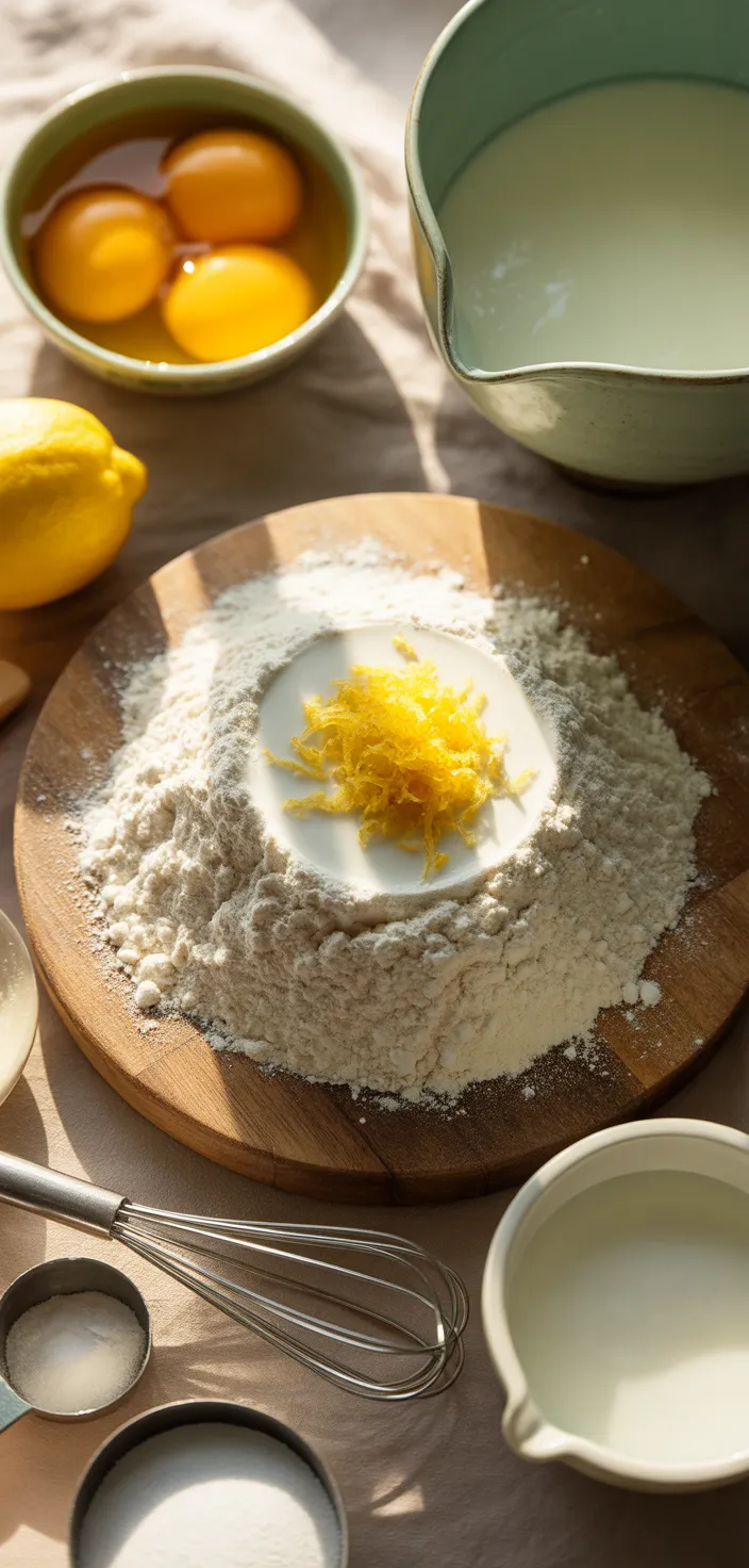 Ingredients photo for Lemon Curd Cake Recipe