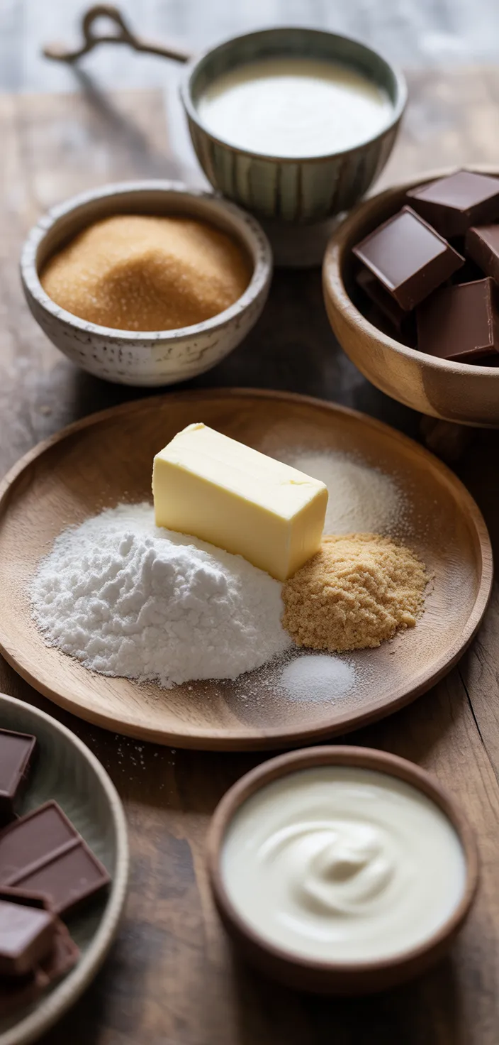 Ingredients photo for Millionaire Shortbread Recipe
