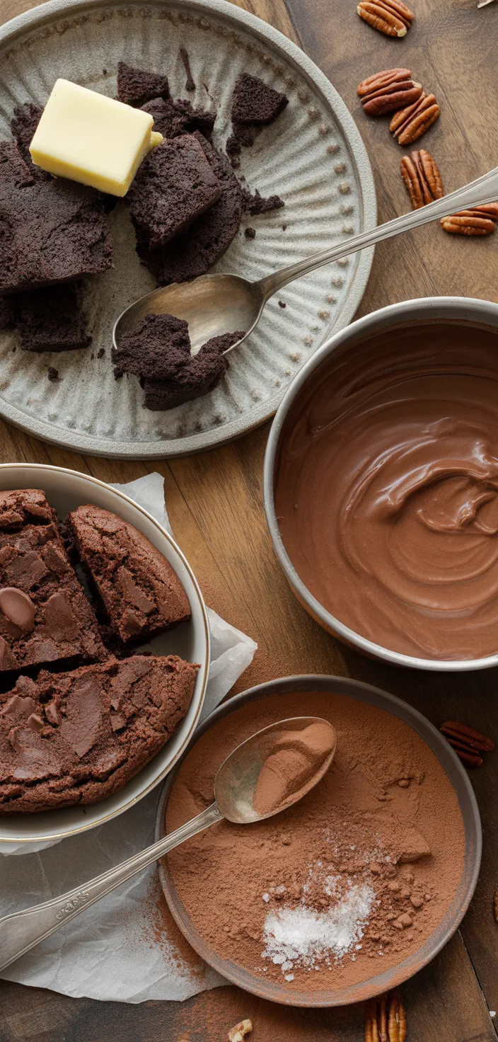 Ingredients photo for Mississippi Mud Pie Recipe
