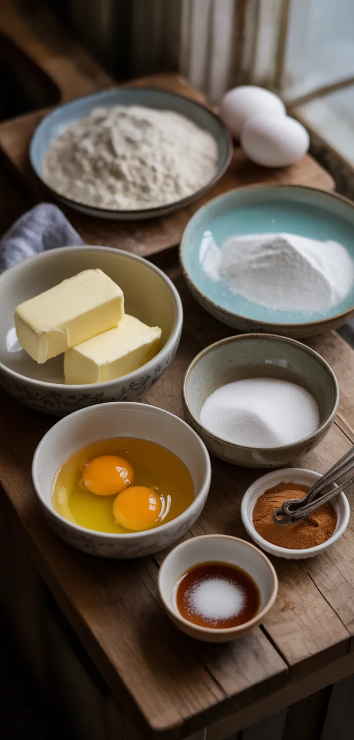 Ingredients photo for Snickerdoodle Cookies Recipe