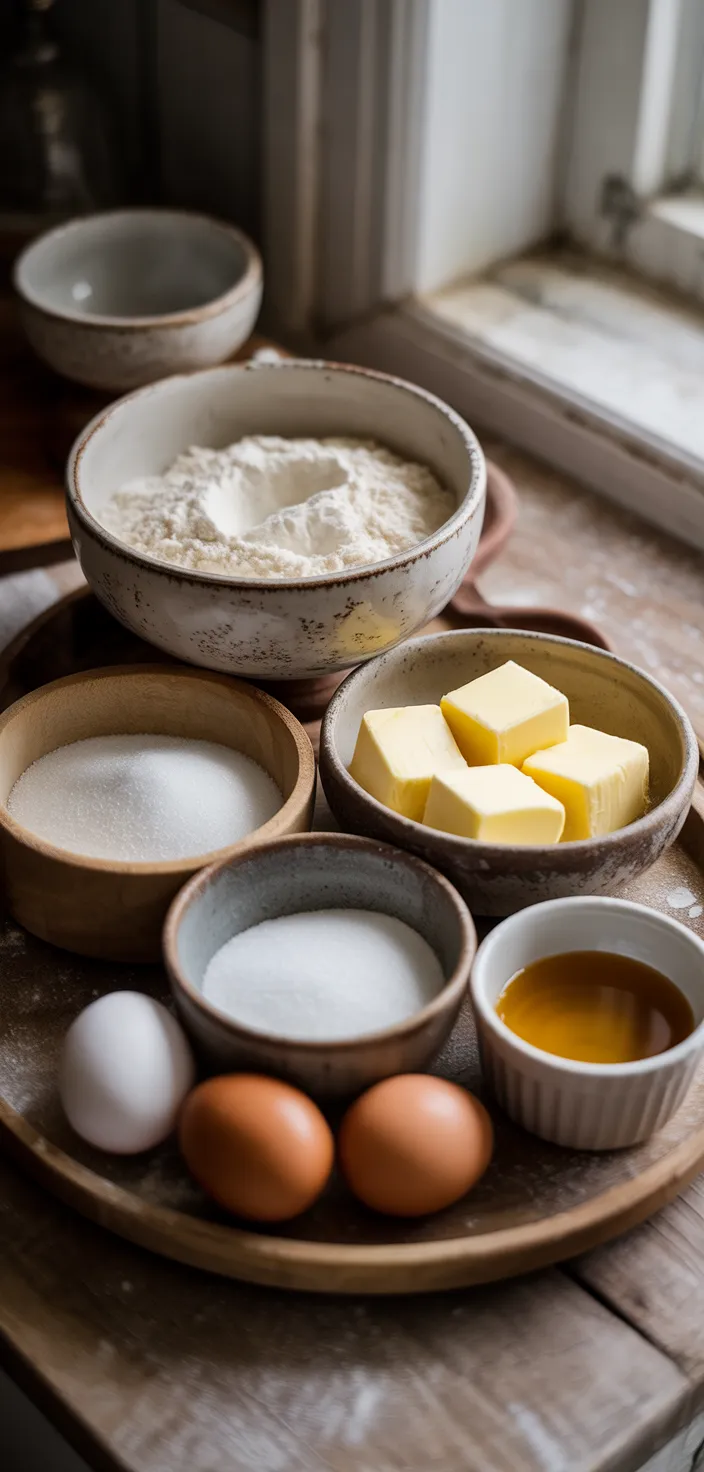 Ingredients photo for Soft And Chewy Sugar Cookies Recipe