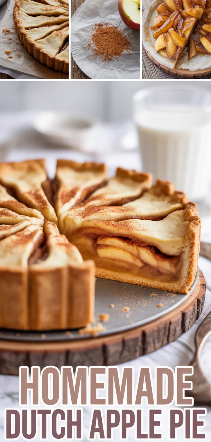 A photo of Homemade Dutch Apple Pie Recipe