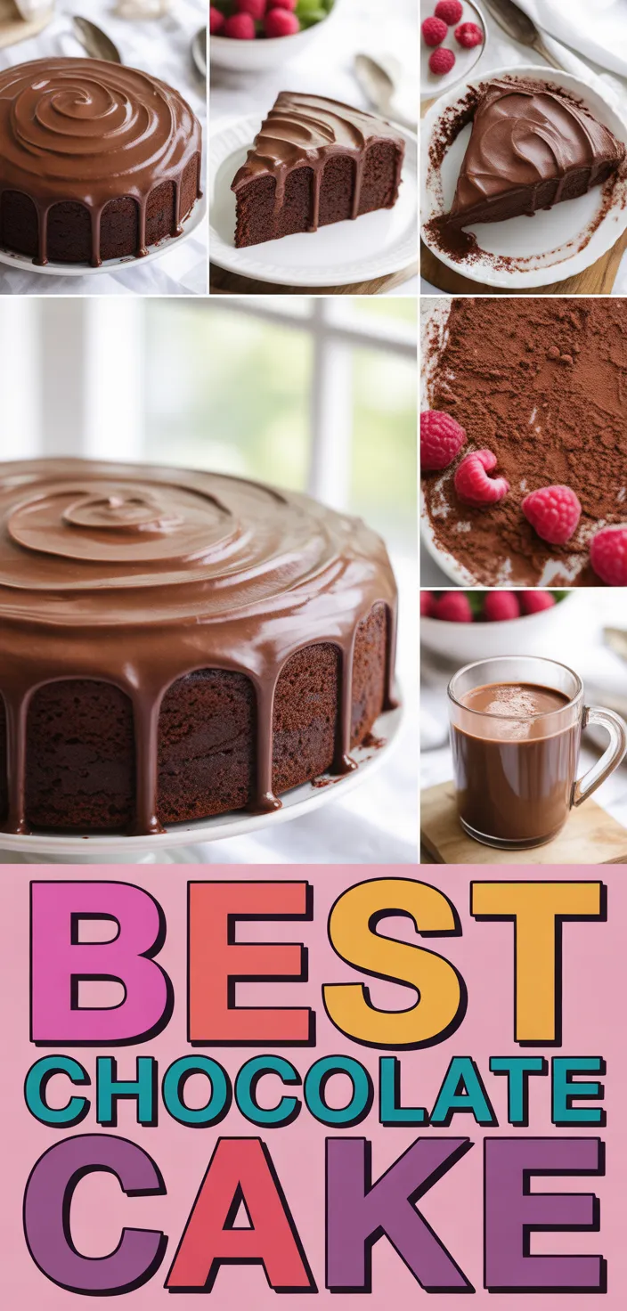 A photo of The BEST Moist Chocolate Cake Recipe