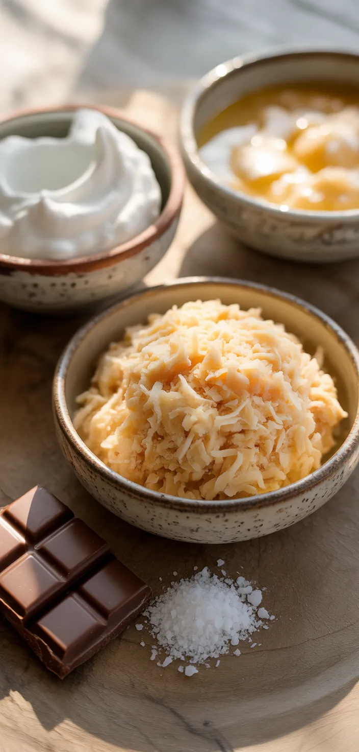 Ingredients photo for The BEST Coconut Macaroons Recipe