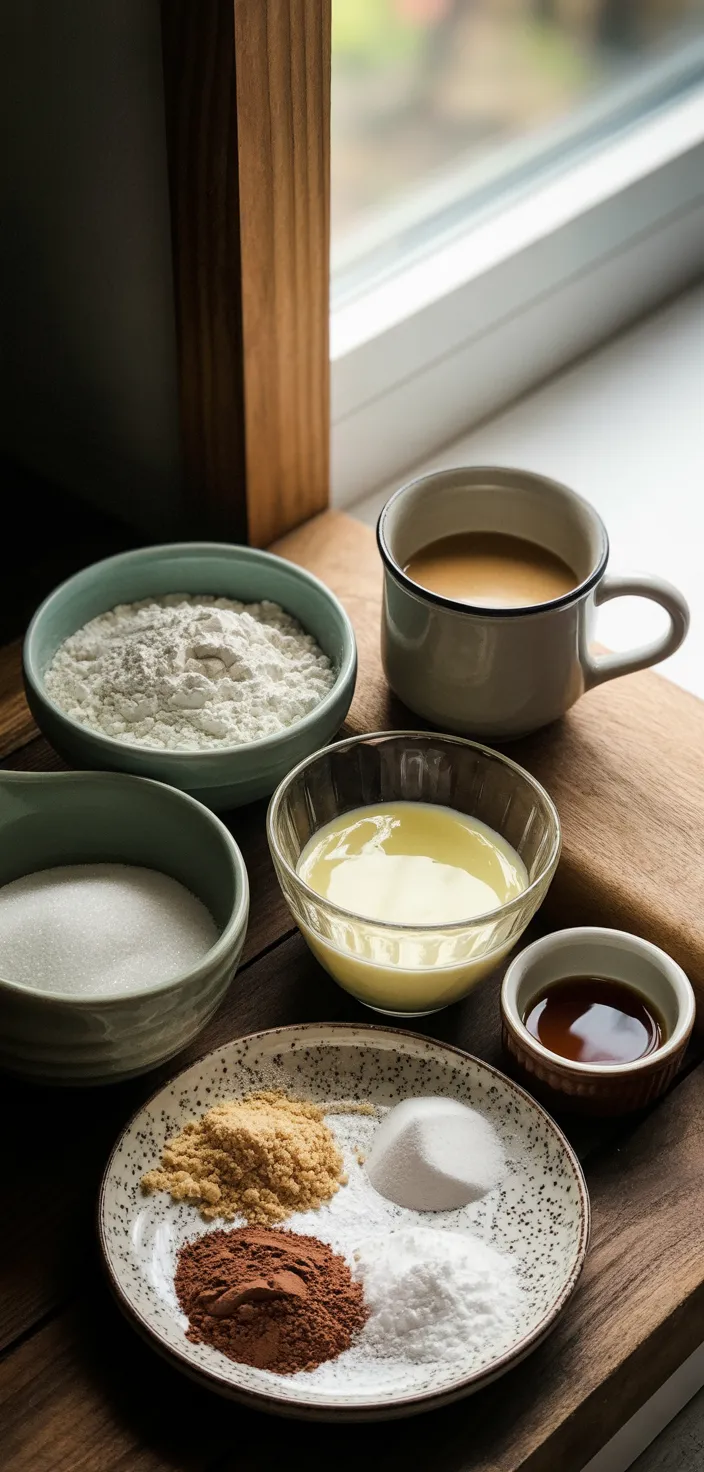 Ingredients photo for The BEST Moist Chocolate Cake Recipe