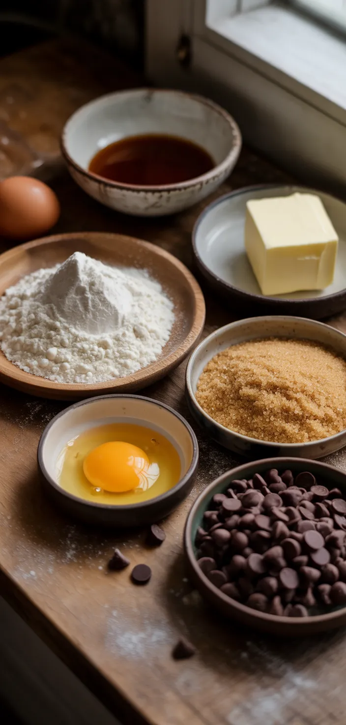 Ingredients photo for Almond Flour Chocolate Chip Cookies Recipe