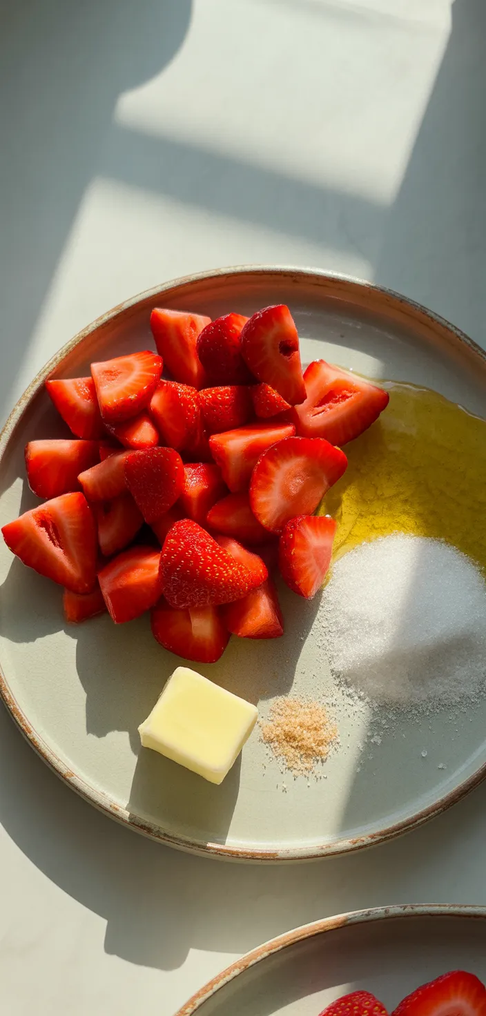 Ingredients photo for Amazing Strawberry Jam Recipe