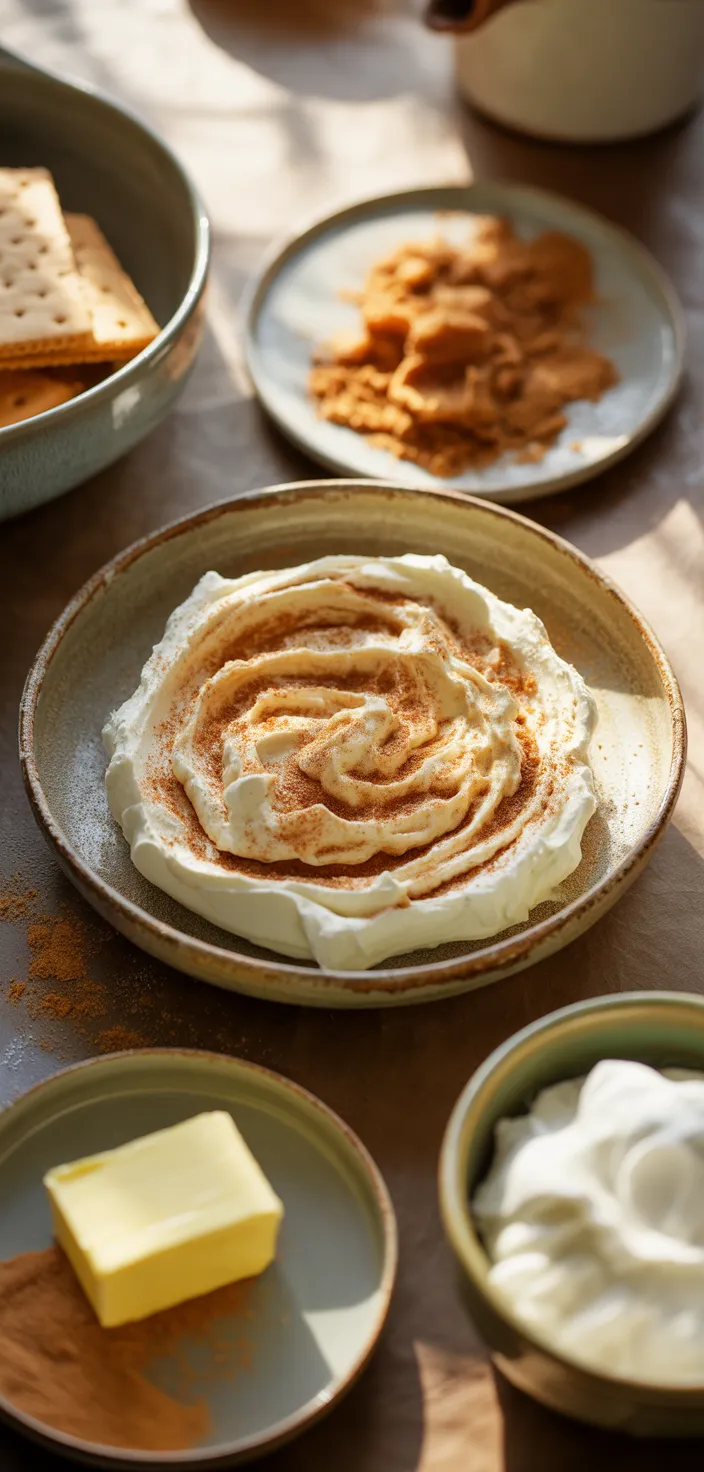 Ingredients photo for Best Mini Pumpkin Pie Cheesecakes Recipe