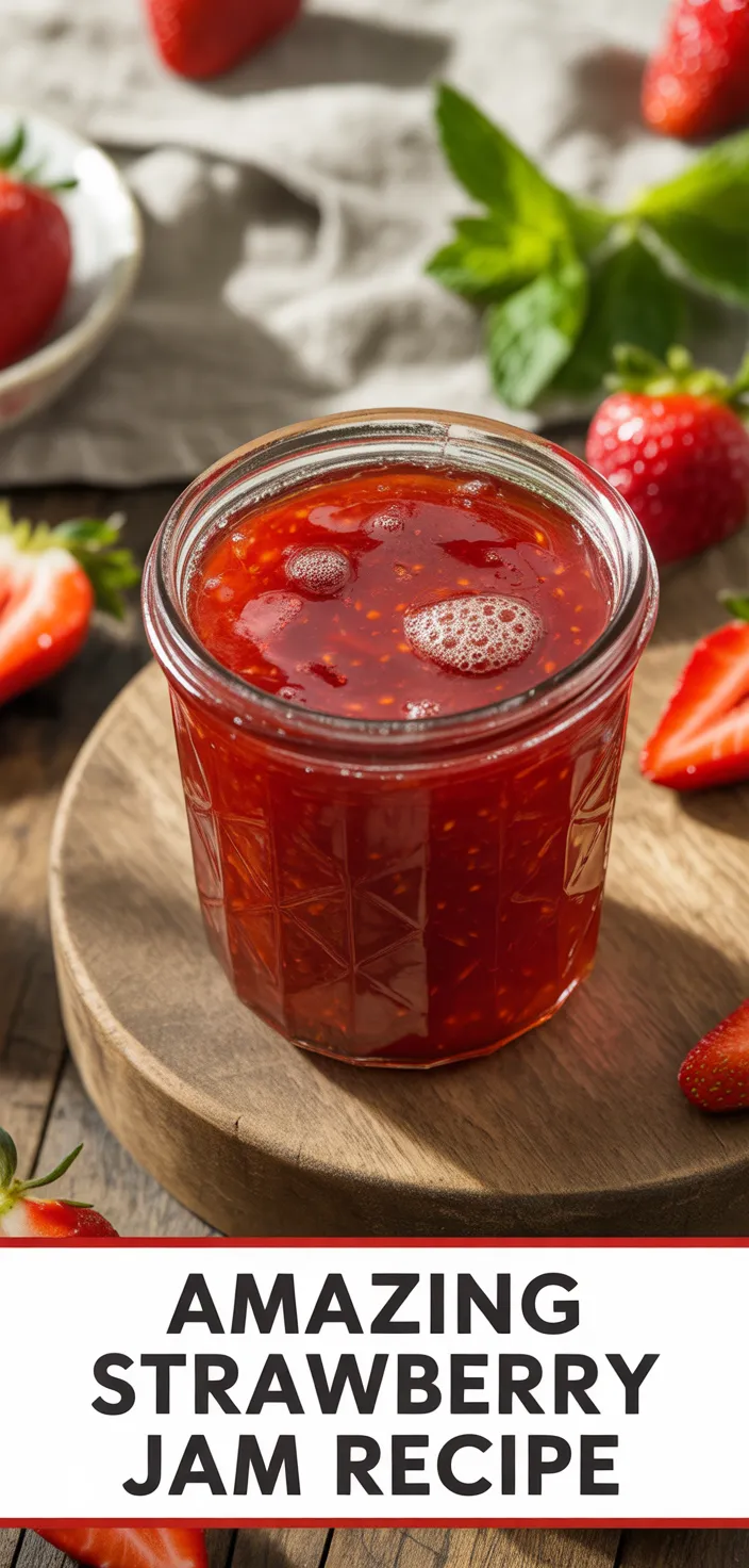 A photo of Amazing Strawberry Jam Recipe