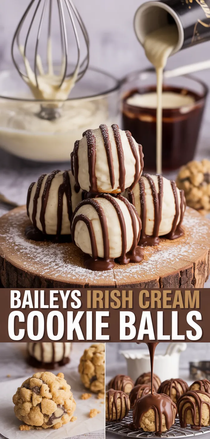 A photo of Baileys Irish Cream Cookie Balls Recipe