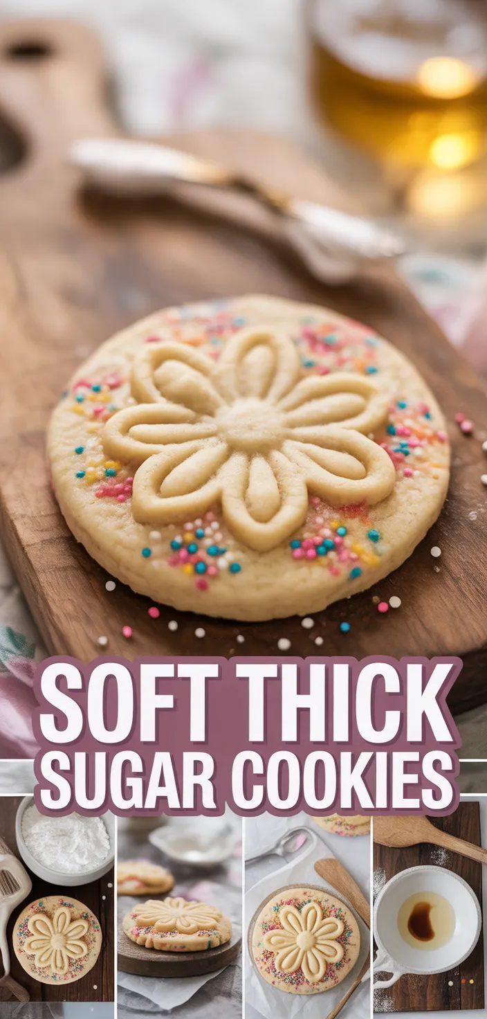 A photo of Bake Perfectly: Soft & Thick Cut Out Sugar Cookies Recipe!