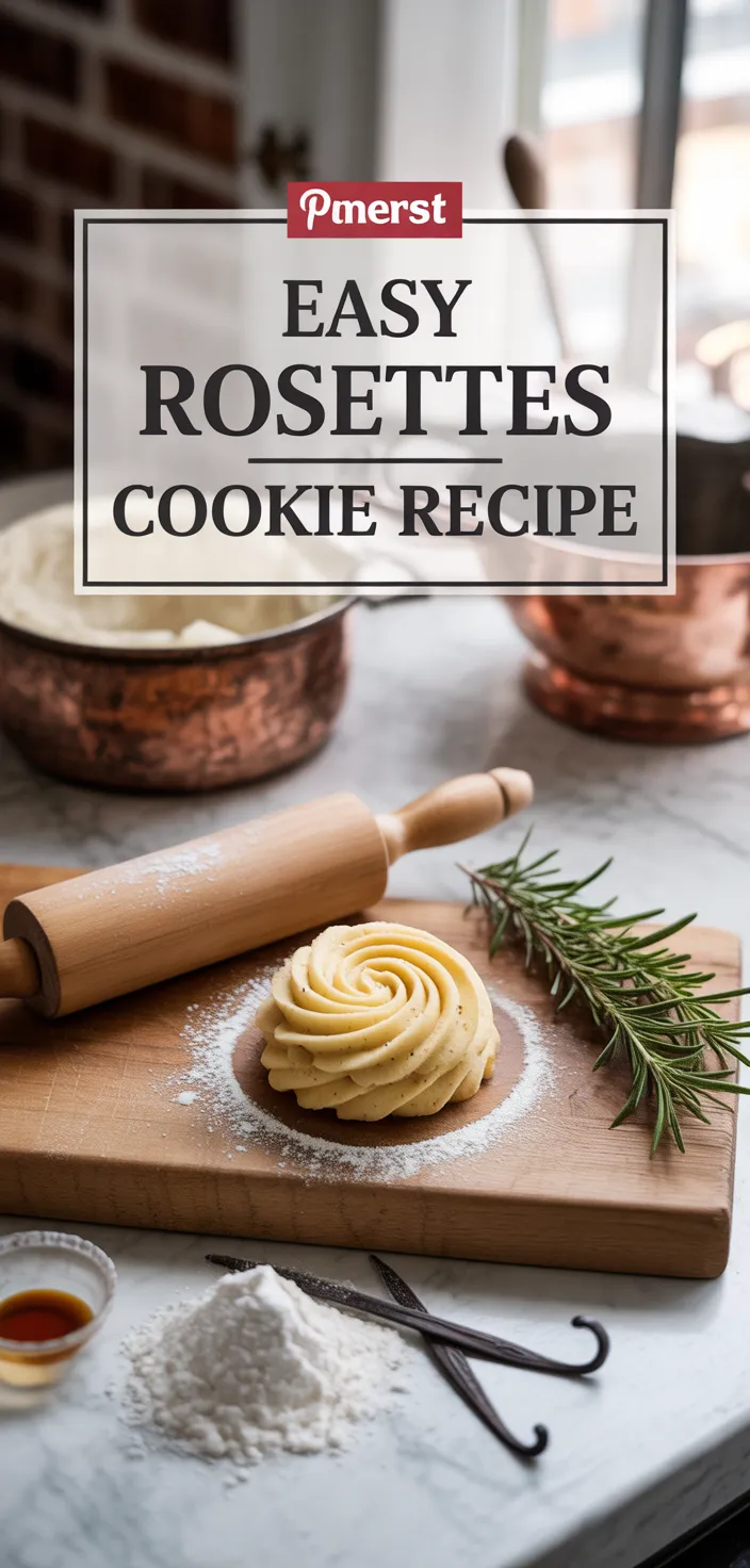A photo of Easy Rosettes Cookie Recipe