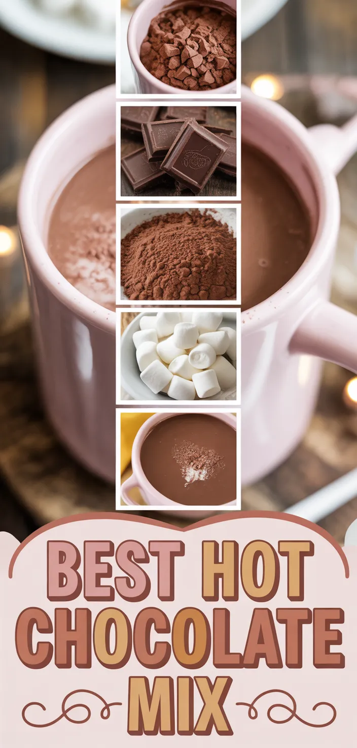 A photo of How To Make The BEST Homemade Hot Chocolate Mix Recipe