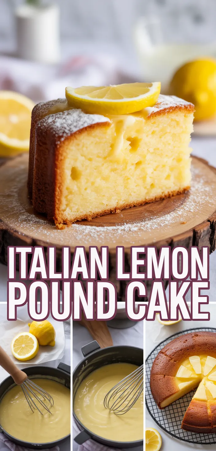 A photo of Italian Lemon Pound Cake Recipe