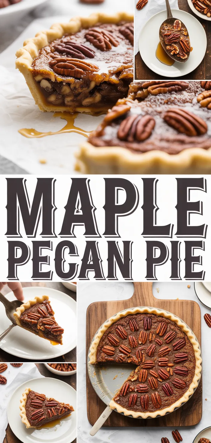 A photo of Maple Pecan Pie Recipe