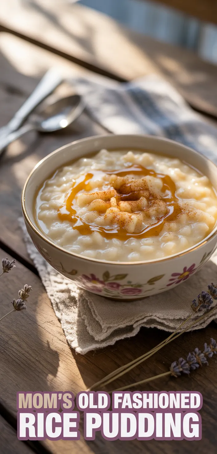 A photo of Mom’s Old Fashioned Rice Pudding Recipe