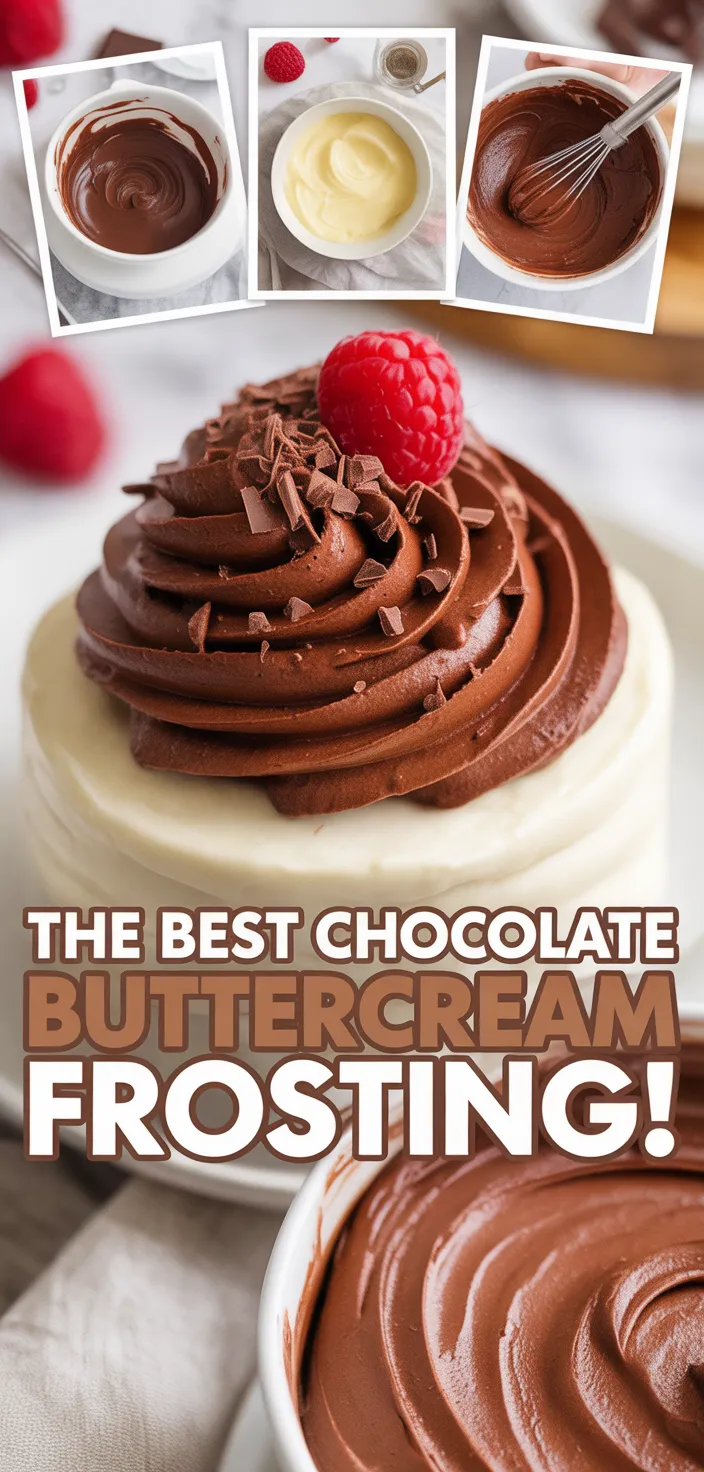 A photo of The BEST Chocolate Buttercream Frosting! Recipe