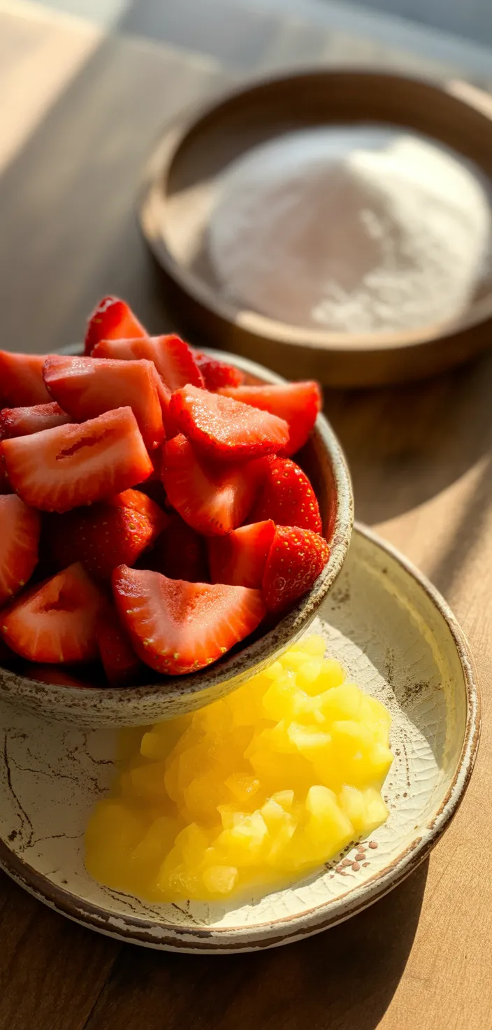 Ingredients photo for Easy Homemade Strawberry Sauce Recipe