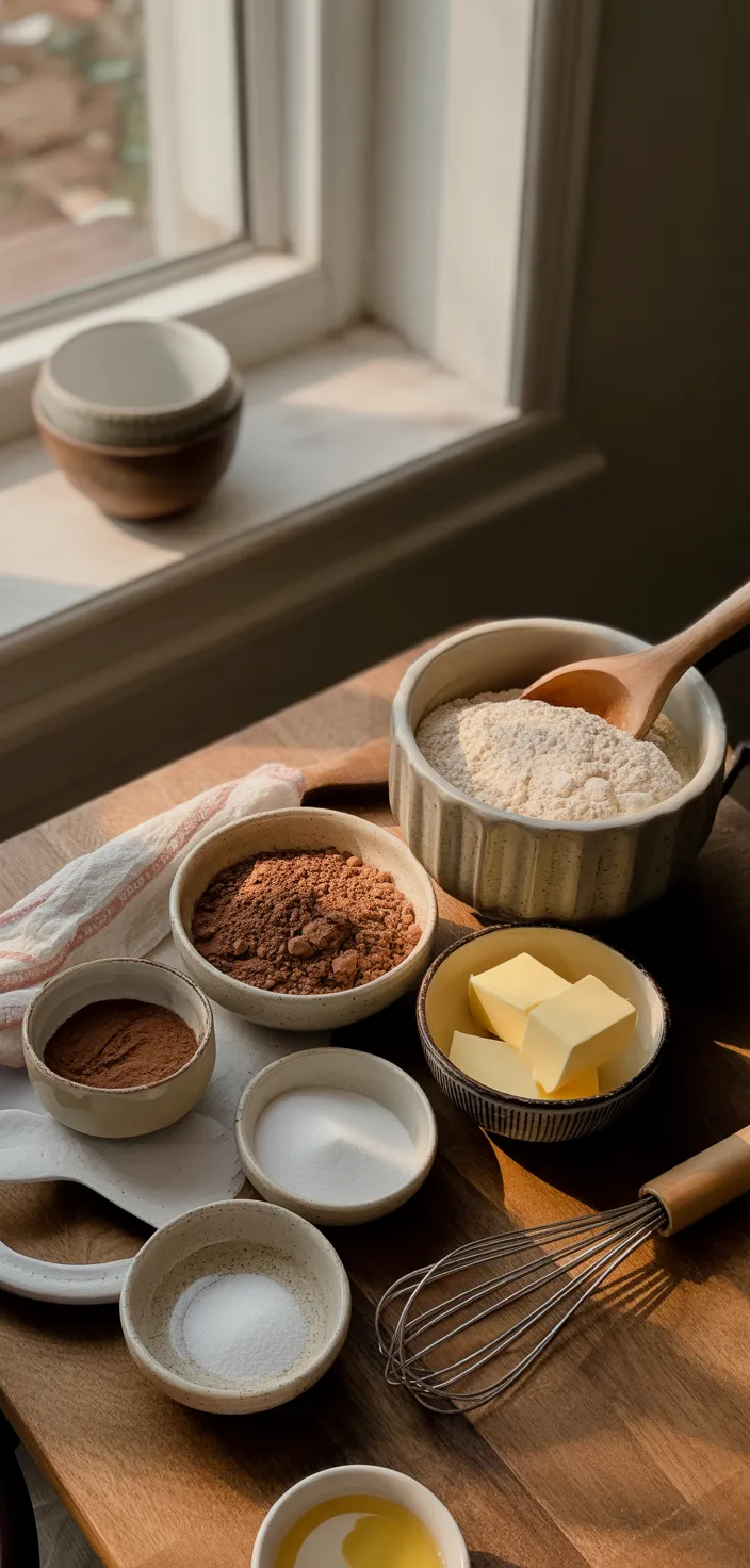 Ingredients photo for HOT FUDGE PUDDING CAKE Recipe