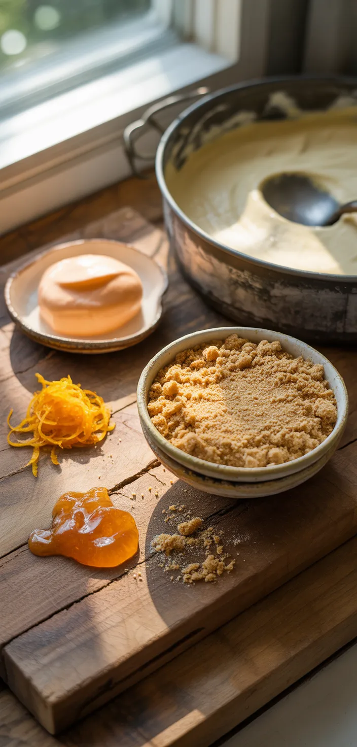 Ingredients photo for Orange Creamsicle Frozen Dessert Recipe