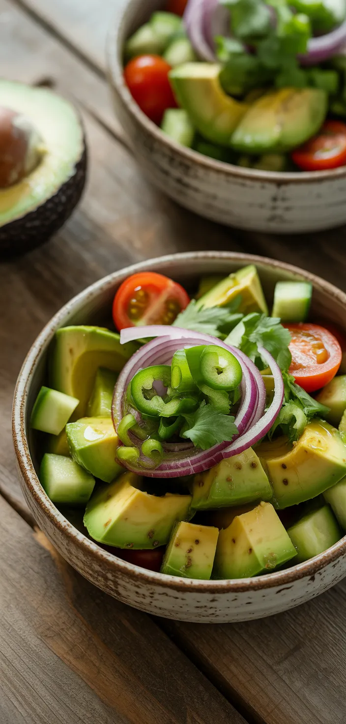 Ingredients photo for The BEST Avocado Salad Recipe