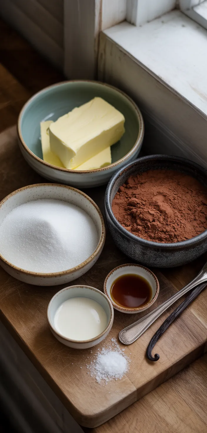 Ingredients photo for The BEST Chocolate Buttercream Frosting! Recipe