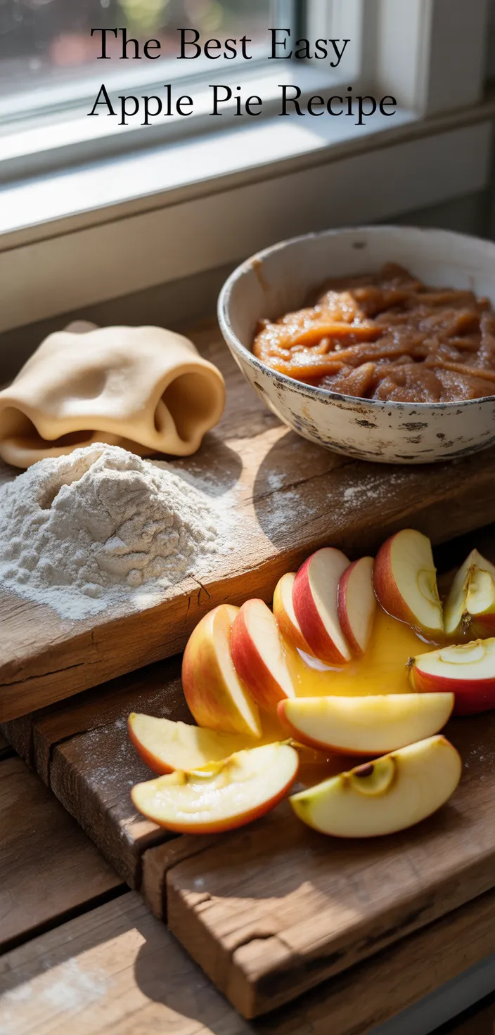 Ingredients photo for The Best Easy Apple Pie Recipe