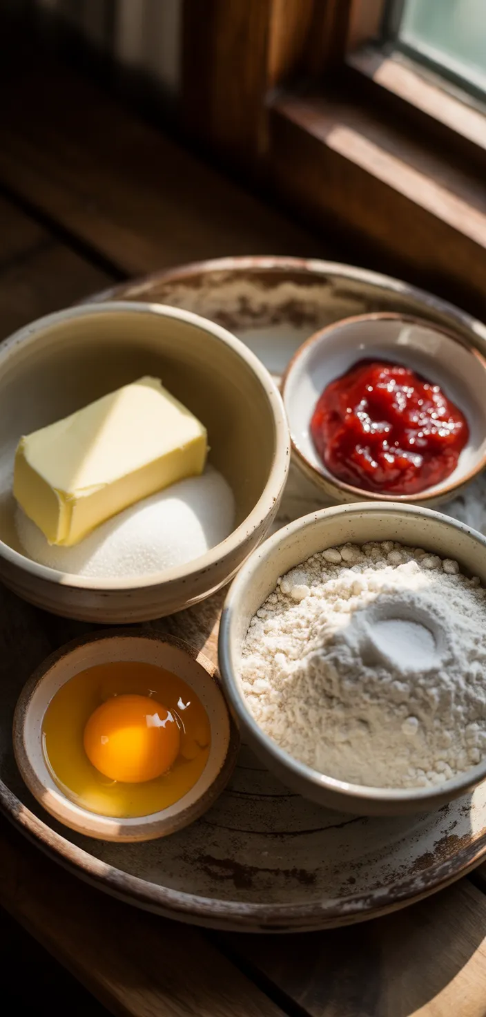 Ingredients photo for The Most Amazing Thumbprint Cookies Recipe
