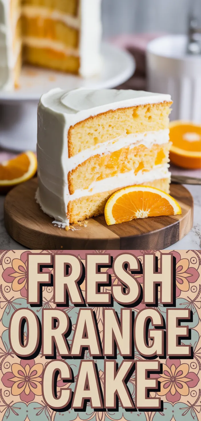 A photo of Fresh Orange Cake Recipe