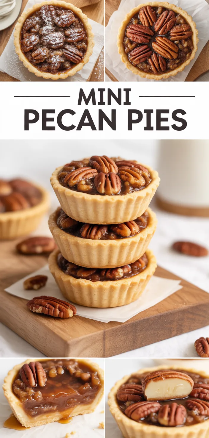 A photo of Mini Pecan Pies Recipe